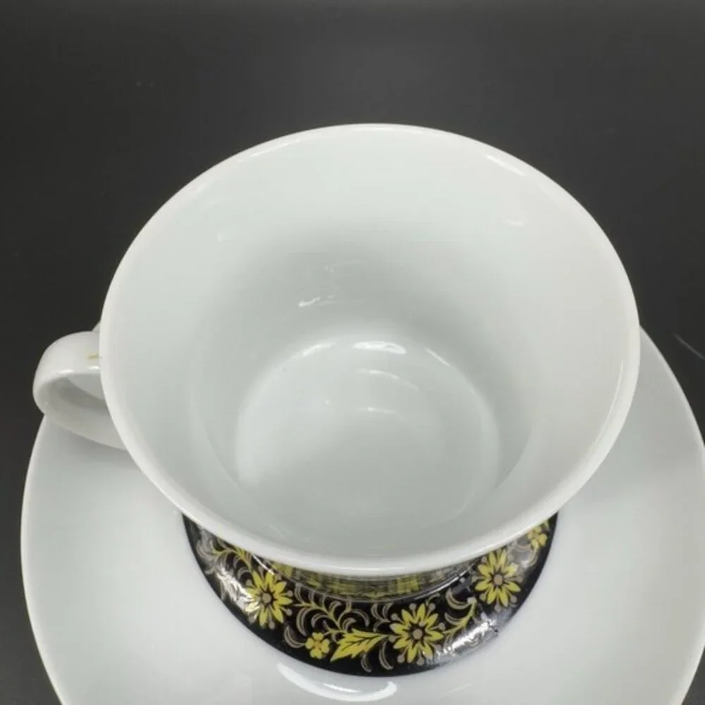 Taihei China Fine Bone China Porcelain Teacup‎ Saucer Set Cup Plate Hacienda VTG